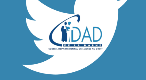 Création d’un compte Twitter CDAD de la Marne