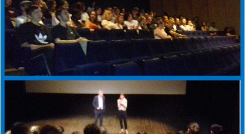 70 lycéens et étudiants châlonnais étaient présents lors de la projection du film « UN TRIOMPHE » !