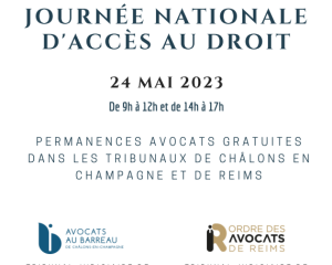 Journée Nationale de l'Accès au Droit (24/05/2023)